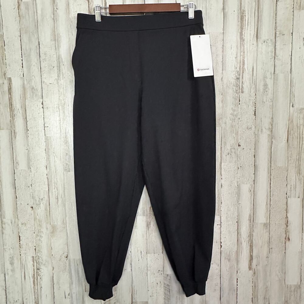 NWT Lululemon Daydrift High Rise Jogger Pant Size L Black Travel Athleisure $148